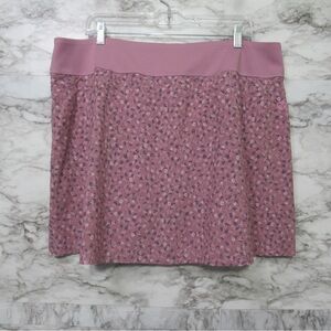 Puma Pink Floral PWRSHAPE Fancy Plants Skort Size XXL